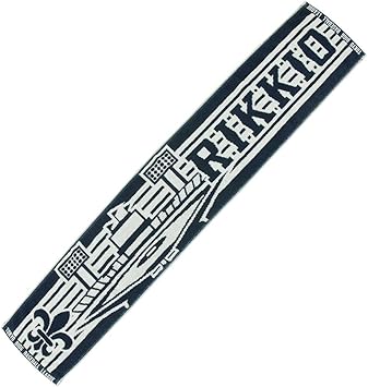 Amazon Mizuno ミズノ 東京六大学野球 ジャガードタオルマフラー 立教大学 12jrxw0401 ホワイト ネイビー Mizuno ミズノ Tシャツ カットソー