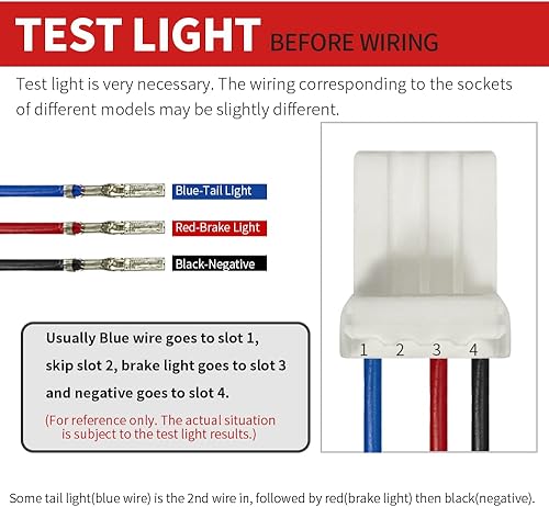 Miniatura 5 de Layback - Lámpara trasera LED de freno trasero, luces traseras ahumadas, montaje compatible con Harley Davidson Sportster 883 1200 Dyna Road King