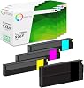 True Color Toner 976y 4 - Pack Extra High Yield Compatible Ink Cartridge HP PageWide Pro 552 577 Printer l0r08 a Black, l0r05 a Cyan, l0r06 a Magenta, l0r07 a Yellow