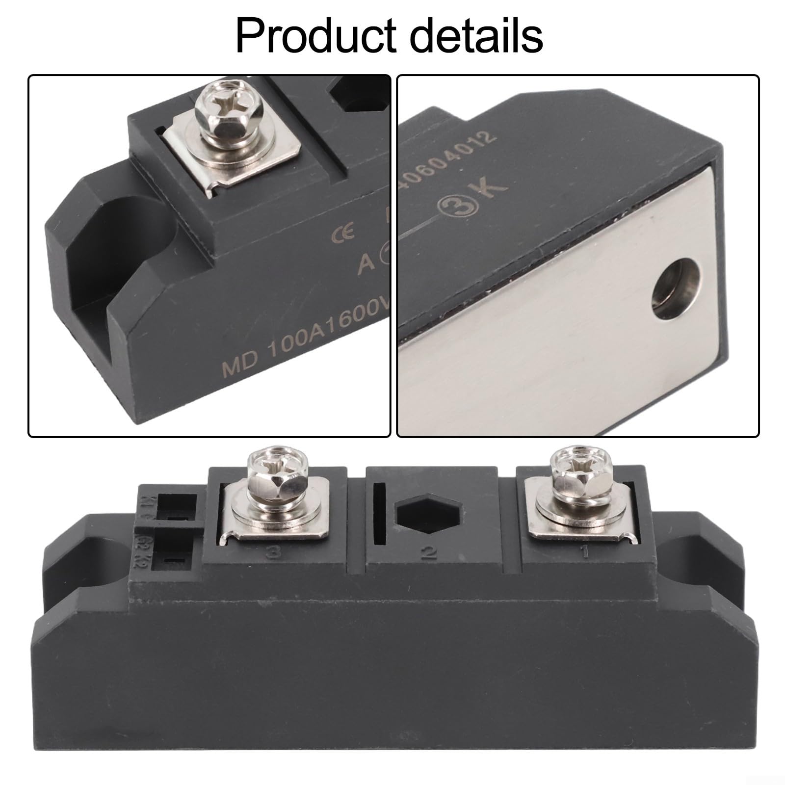 Modulo diodo di ricarica antiinverso compatibile con scatola combinatrice fotovoltaica 1600V (MD100A)