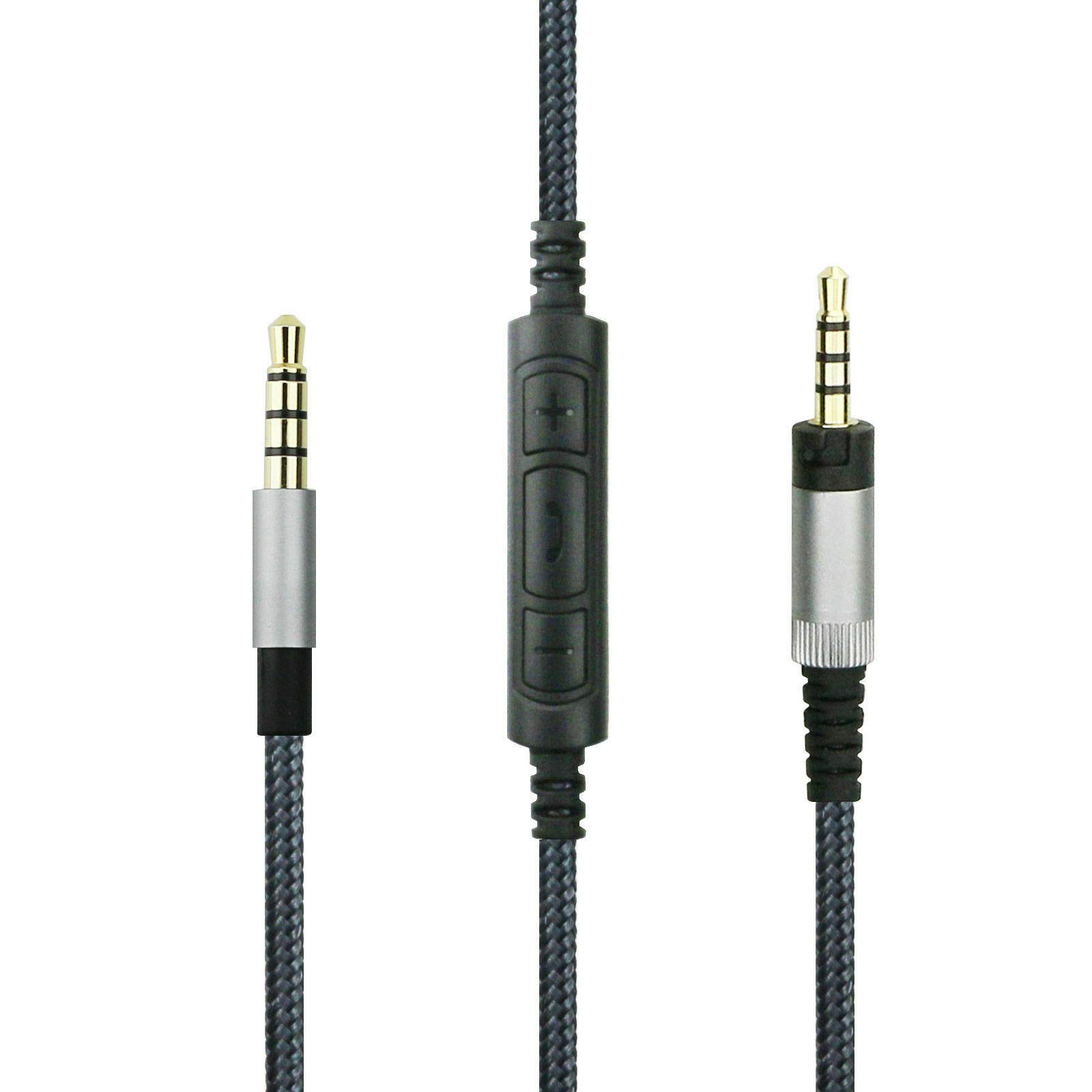 Cable with Mic Volume for Sennheiser HD4.30i Portable Audio Consumer Electronics