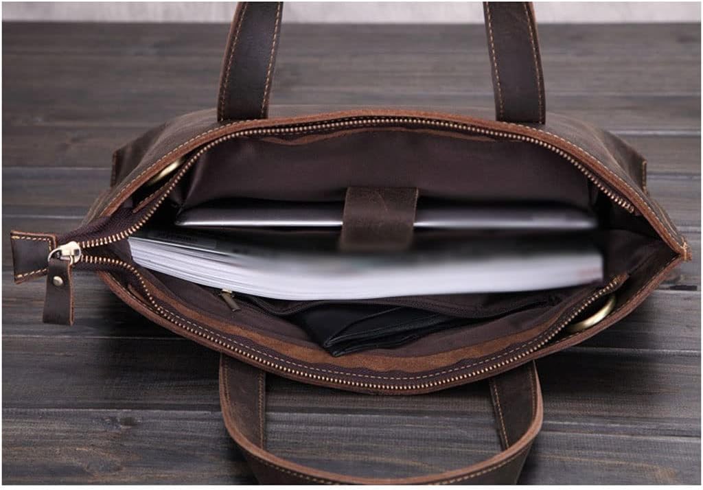 Men's Office Laptop Briefcase Handbag Messenger Bag Travel Shoulder image 3