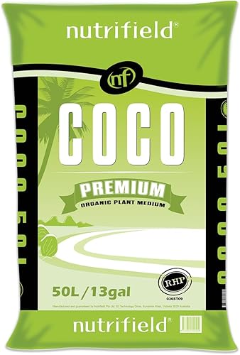 Miniatura 9 de Fibra de Coco Premium RHP Certificada 9 Quarts / 10 Litros / 2.6 Galones Pre-Amortiguada con Calcio, Fibra de Coco Orgánica Lavada para Plantas de