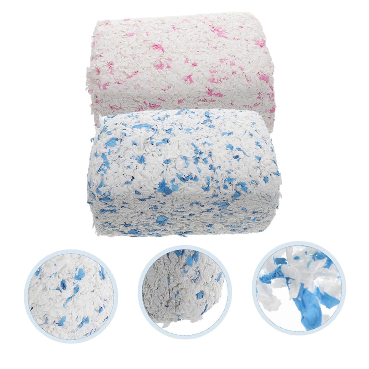 Toddmomy Papierstreu für Kleintiere Hamsterstreupapier 2 Beutel für Hamster und Frettchen Sanfte Oberfläche Hält das Gehege Sauber Hobelspäne Einstreu 25kg