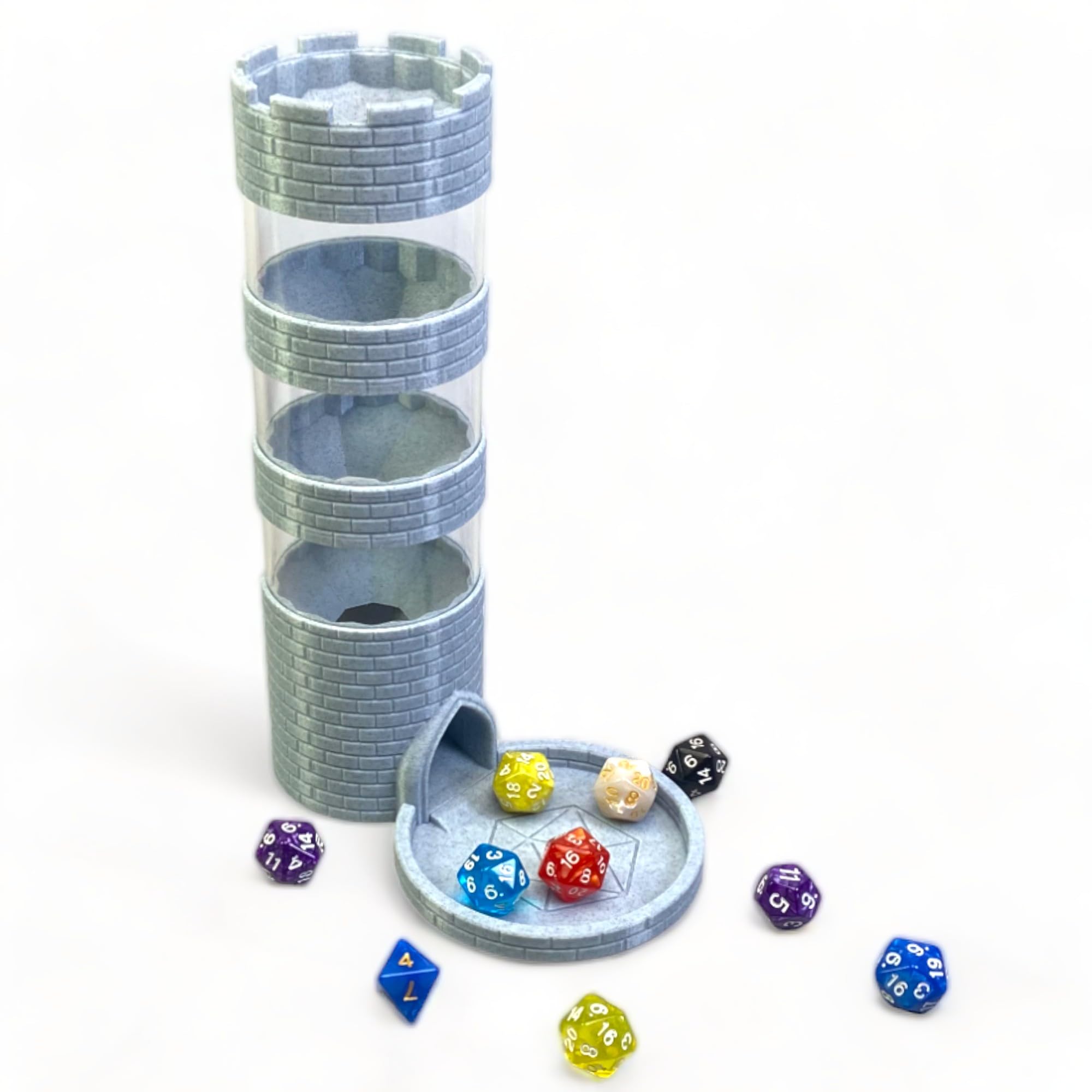Amazon.com: Lixusia Castle Dice Tower Works with Standard Size