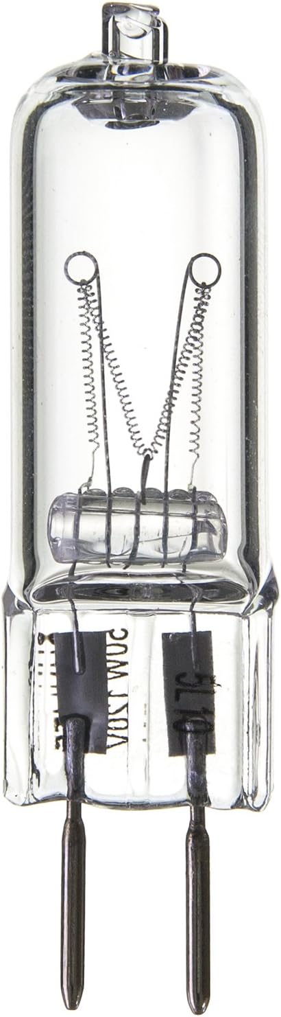 Sunlite Q20/CL/GY6/120V/12PK Halogen 20W 120V Q20 Single Ended Capsule Light Bulbs, Clear Finish, 3200K Bright White, GY6.35 Base, 12 Pack
