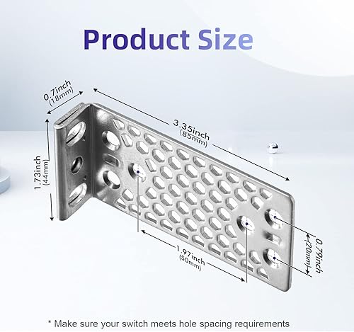 Miniatura 29 de Kit de montaje en rack para interruptores de enebro de 17,3 pulgadas para Juniper EX2200/EX2300