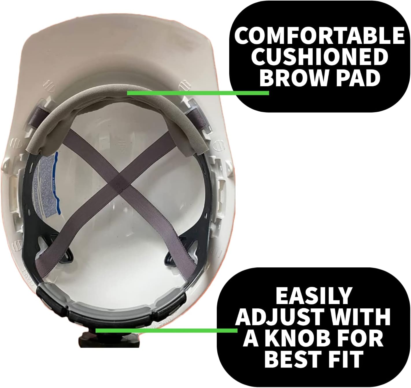 Cordova H34R Hard Hat, Full-Brim Style, 4-Point Ratchet Suspension, Class E and G, OSHA Work-Compliant