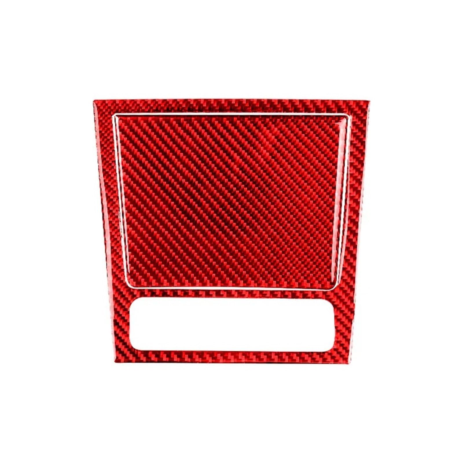 Interior Trim for VW for Golf 6 for GTI R MK6 2008-2013 for Scirocco 2009-2016 Car Ashtray Panle Frame Trim Carbon Fiber Sticker Accessories Auto Central Decoration(B)