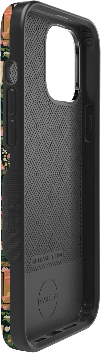 Casely iPhone 13 Pro Max Case | Book Nook | Floral Library | Bold Protective Design | Compatible with MagSafe