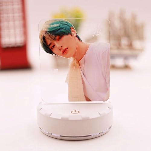 Kpop Luz de noche Felix Bangchan Hyunjin Lámpara de mesa de noche LED de acrílico colorido
