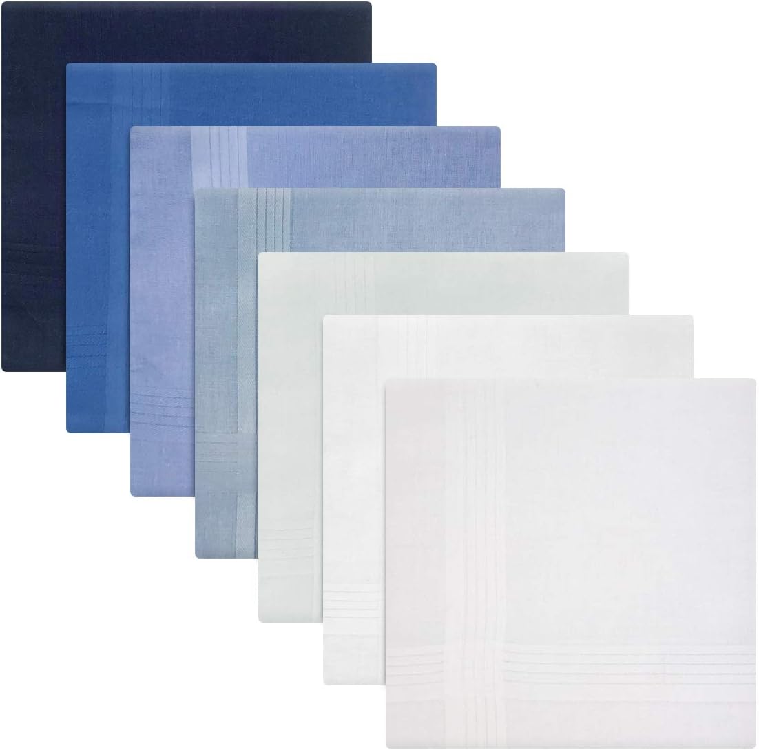 Tessuti Bagno Cotone Betz Set 12 Fazzoletti Uomo 40x40 Cm In Puro Cotone - Morbidi E Lavabili Fazzoletti Cotone 40x40 Cm - Foto 8