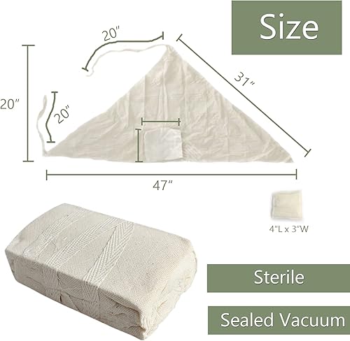 Miniatura 2 de Vendaje triangular para traumatismos de emergencia, férula de fractura de primeros auxilios, banda de vendaje para proteger la herida, estéril