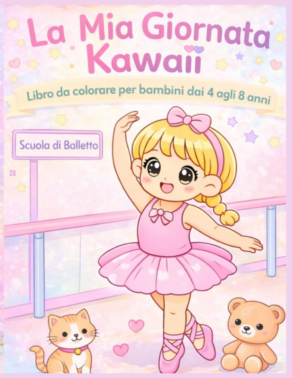 La mia gionata kawaii: Libro da colorare per bambini