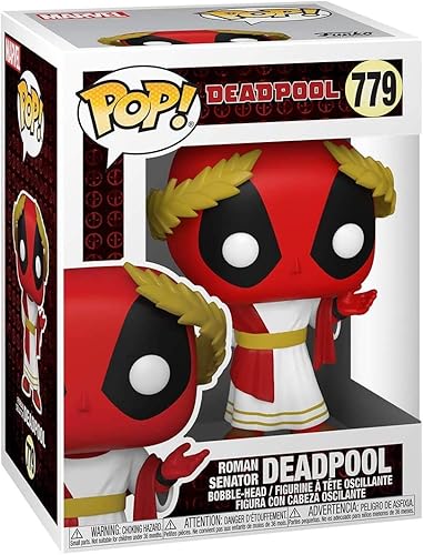 Miniatura 3 de Roman Senator Deadpool Pop #779 Pop Marvel Deadpool Figura de vinilo (con protector EcoTek para proteger la caja de exhibición)