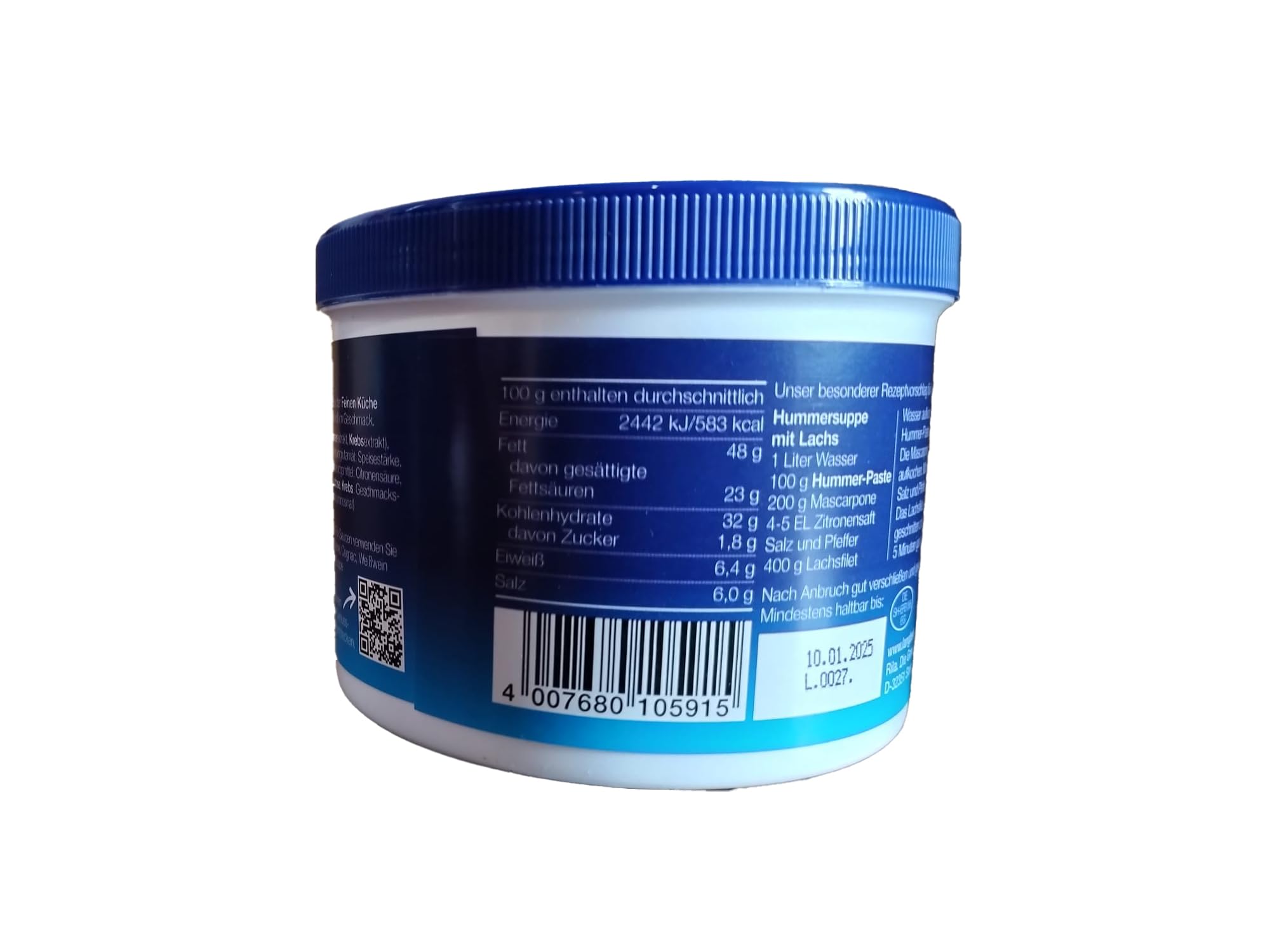 minafood box - Jürgen Langbein Hummer Paste & Krebs Paste je 500g
