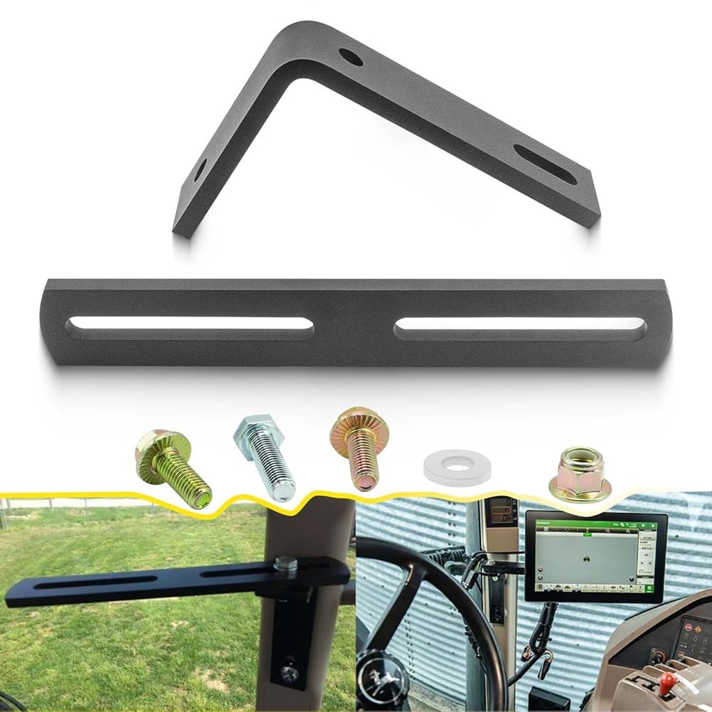 BE23519 Kit de Soporte de Montaje de Monitor, Kit de Soporte de Montaje de Pantalla para Empacadora de Pacas Redondas de Tractores, Reemplaza A A54657 A53254 A53255