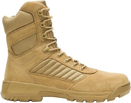 Bates Botas tácticas deportivas 2 altas con cremallera militar y táctica para hombre