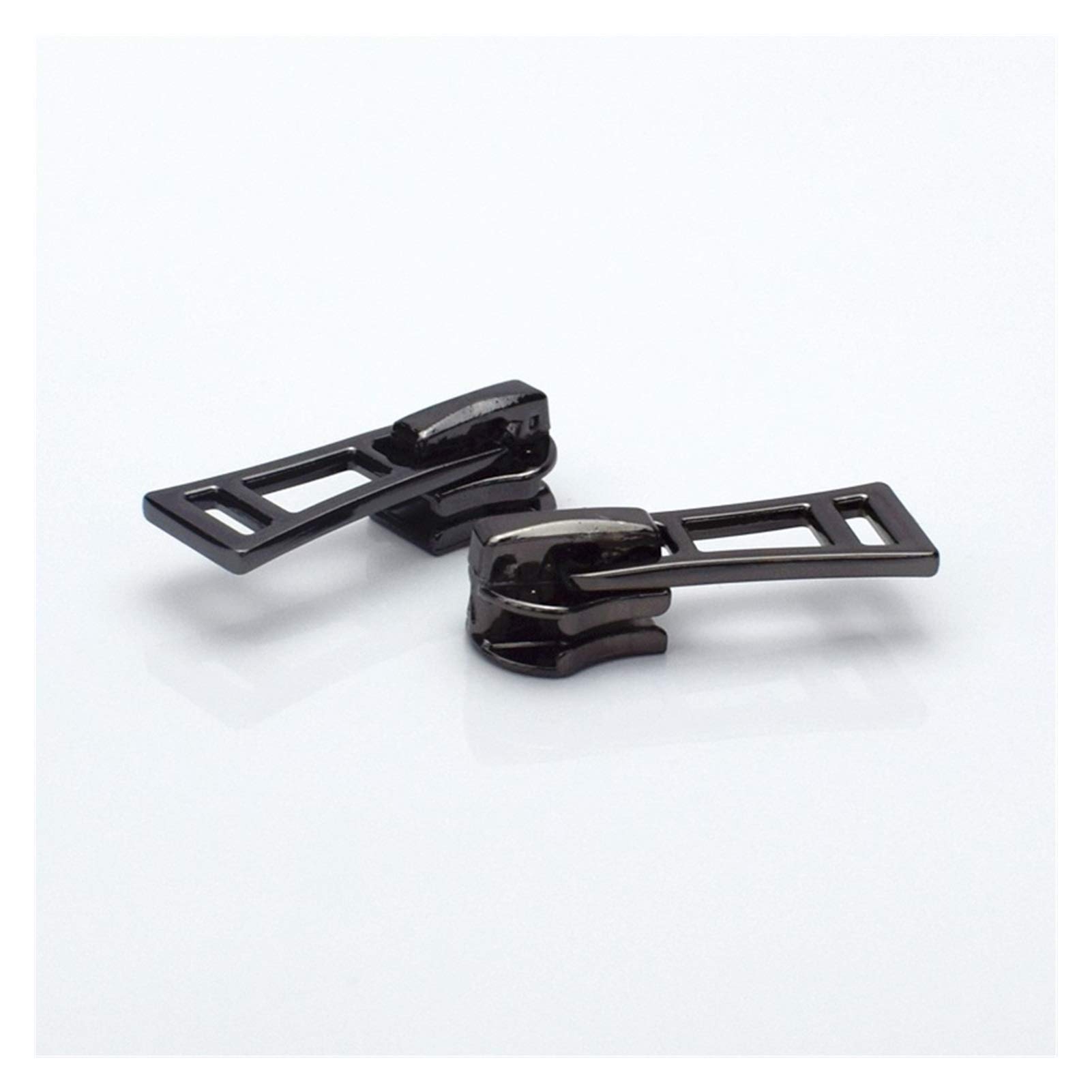 Kit de reparación de Cremalleras, 20 Deslizadores de Cremallera con Cierre automático, n.° 5, for Cremallera metálica, Kit de reparación de Cremalleras, Costura de Cremalleras(Gun Black)