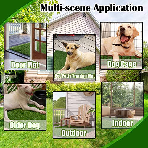 Xlx Turf Artificial Grass Mat 48" X 32", Durable Dogs Fake Grass For Pets Potty Training, Artificial Turf Grass Rug For Patio Outdoor Indoor Decor #TOP4