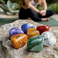 Vista 6 de SigMntun Healing Crystal Set - Healing Stones for Healing, Meditation, Reiki, Chakra Parent05B