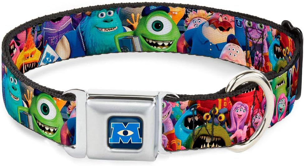 Monsters University Dog Collar – Adjustable 1.5″ Wide, 18-32″ Neck Monsters University Dog Collar – Adjustable 1.5″ Wide, 18-32″ Neck