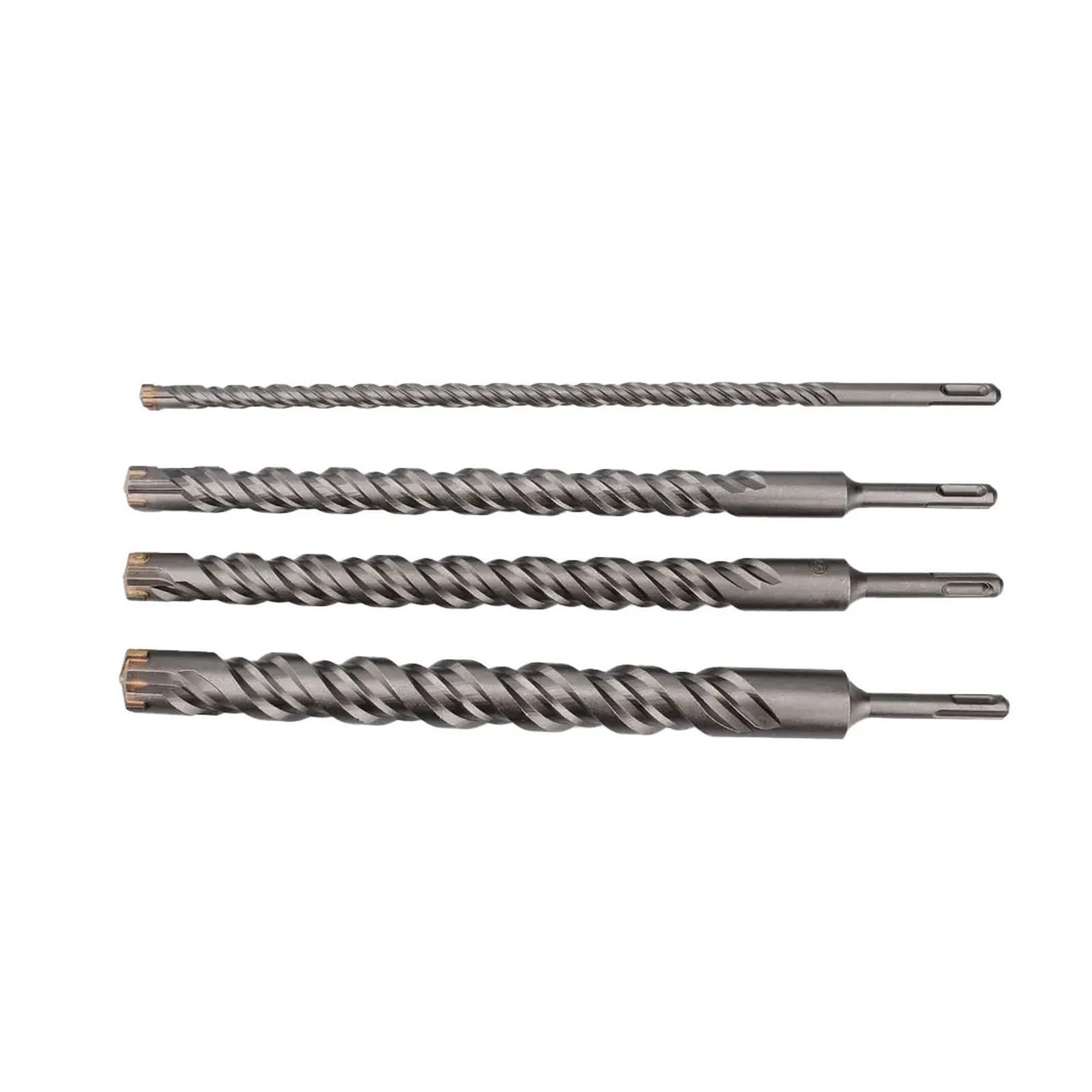 2 szt. Elektryczny młot udarowy SDS PLUS Double Helix 4-ostrzowe wiertło do betonu ze stopu, do wiercenia w ścianie(22 x 310mm/12.2in)