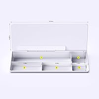 Vista 117 de TOWON Desktop Glass Whiteboard with Basic Calculator, 12 Digit LCD Display, Desk Organizers with Accessories for Office, Home, School Supplies