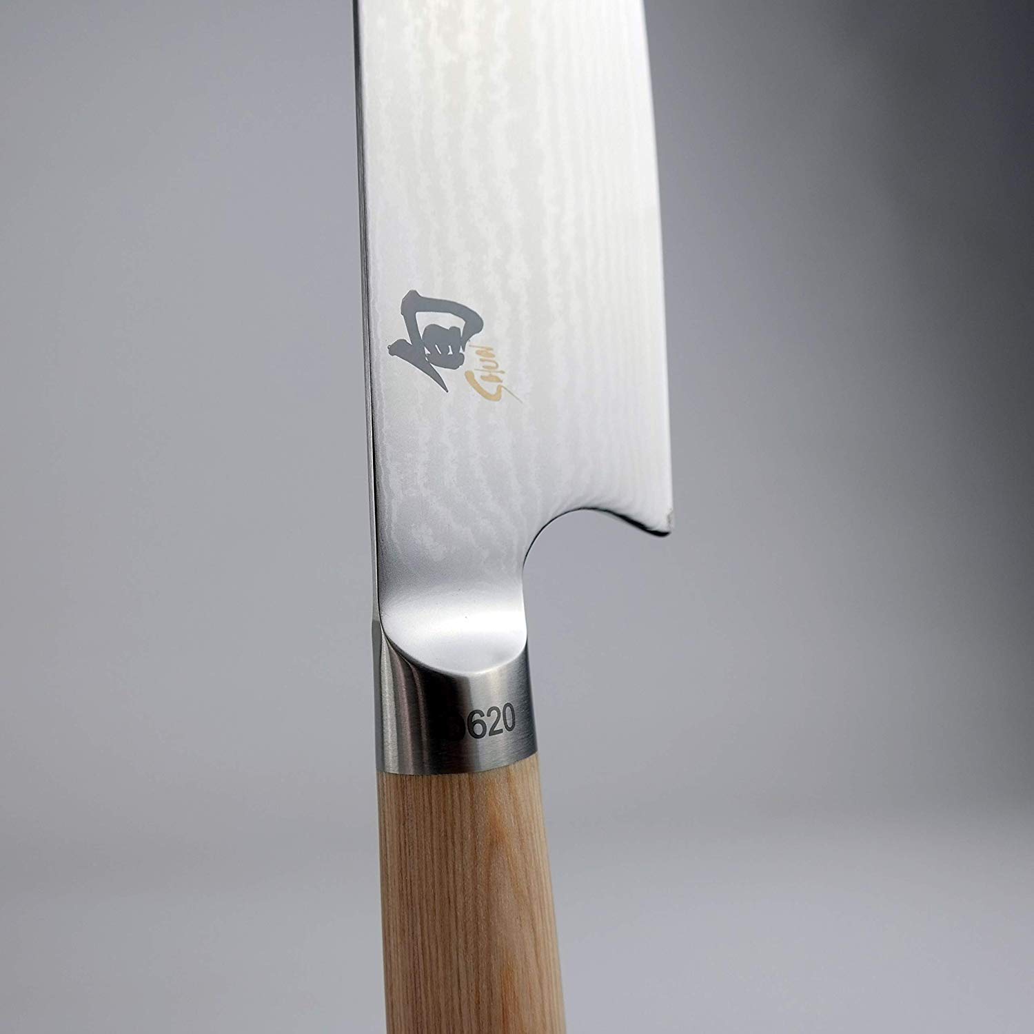 Palatina Werkstatt ® Kai Shun Classic White Bundle DM-0700W - Cuchillo japonés de oficina + DM-0777W | cuchillo de cocina Kiritsuke limitado | + tabla de madera de barril de 30 x 18 cm
