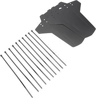 VOSAREA 2 Pçs Guarda-Lamas Para Guarda-Lamas Ao Ar Livre Para Bicicletas Protetor De Pneu De Bicicleta Universal Guarda-Lamas Guarda-Lamas Mountain Bike Dianteira Traseira Fibra De