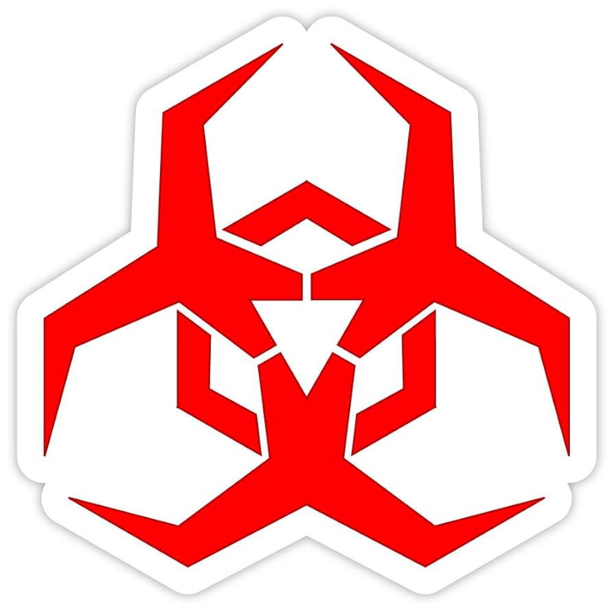 リ*ウ様 Reve_TOXIC R460◇Virus COMPO Amazon.com: UR Impressions Red Skull Dripping Biohazard