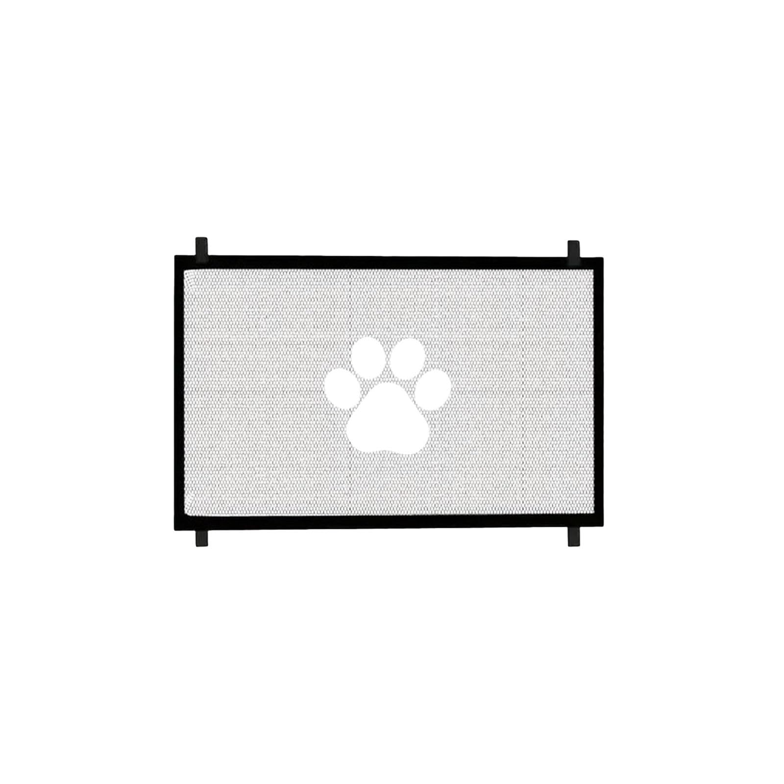 Retractable No Drilling Dog Gate Indoor for Stairs & Doorways, Pet Stair Safety Gate with Breathable Mesh Screen, 43" x 31"/71" x 31" (43" x 31")