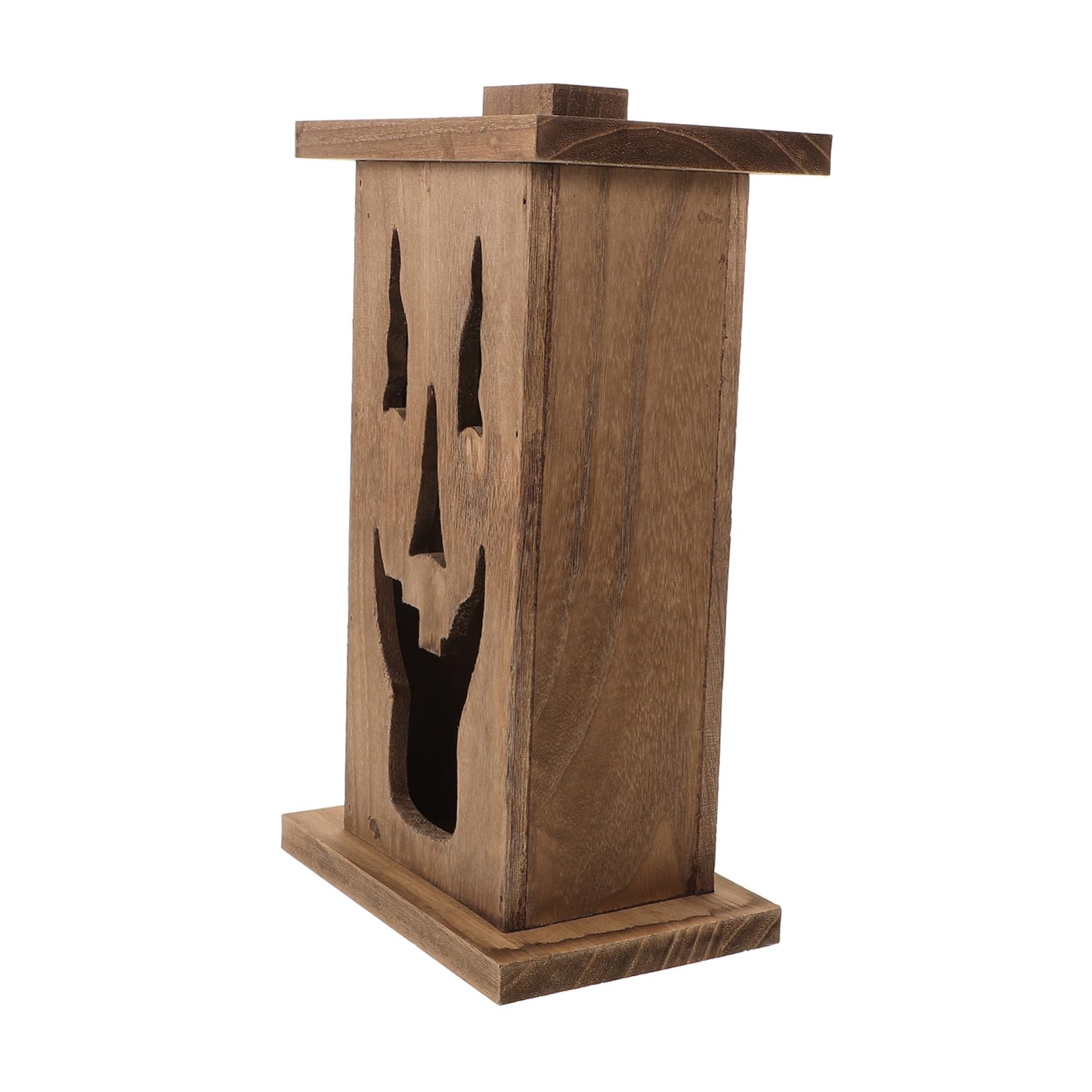 Homoyoyo Halloween-Dekoration Geisterstatue aus Holz Geisterdekoration Gartenparty Landschaftsdeko Gartendeko Halloween-außendekoration Geisterschmuck für Halloween-Partys