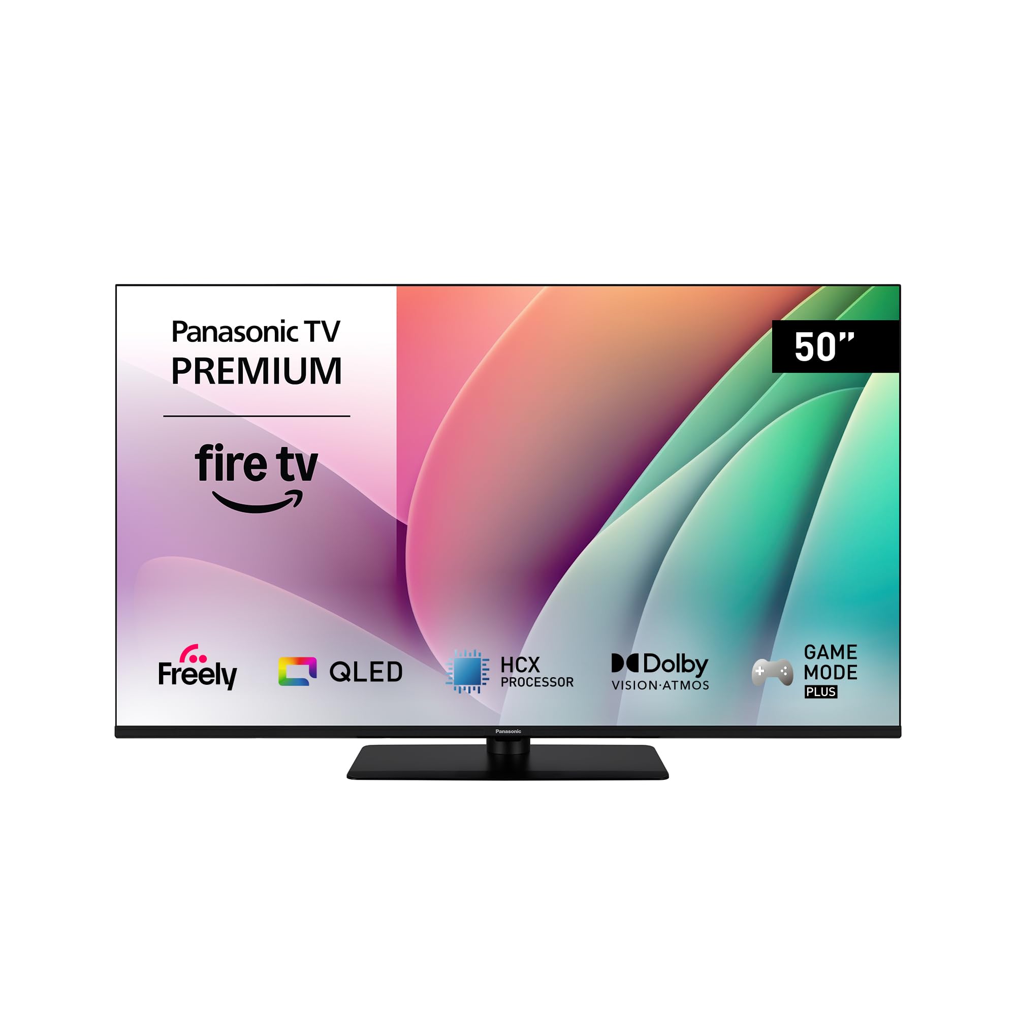 TV-50W80AEY W80 Series 50 inch 4K Ultra HD LED Smart TV, 2024, Fire TV, Freely, Dolby Vision & Atmos, Alexa Voice Control, Airplay, Black