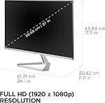 ViewSonic VX2776-SMHD 27 Inch 1080p IPS Monitor with FreeSync, Ultra-Thin Bezels, HDMI and DisplayPort