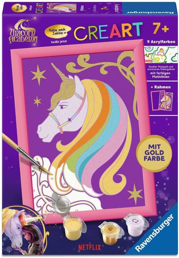 Ravensburger CreArt 12023041 Painting by Numbers Wildstar from 7 Years