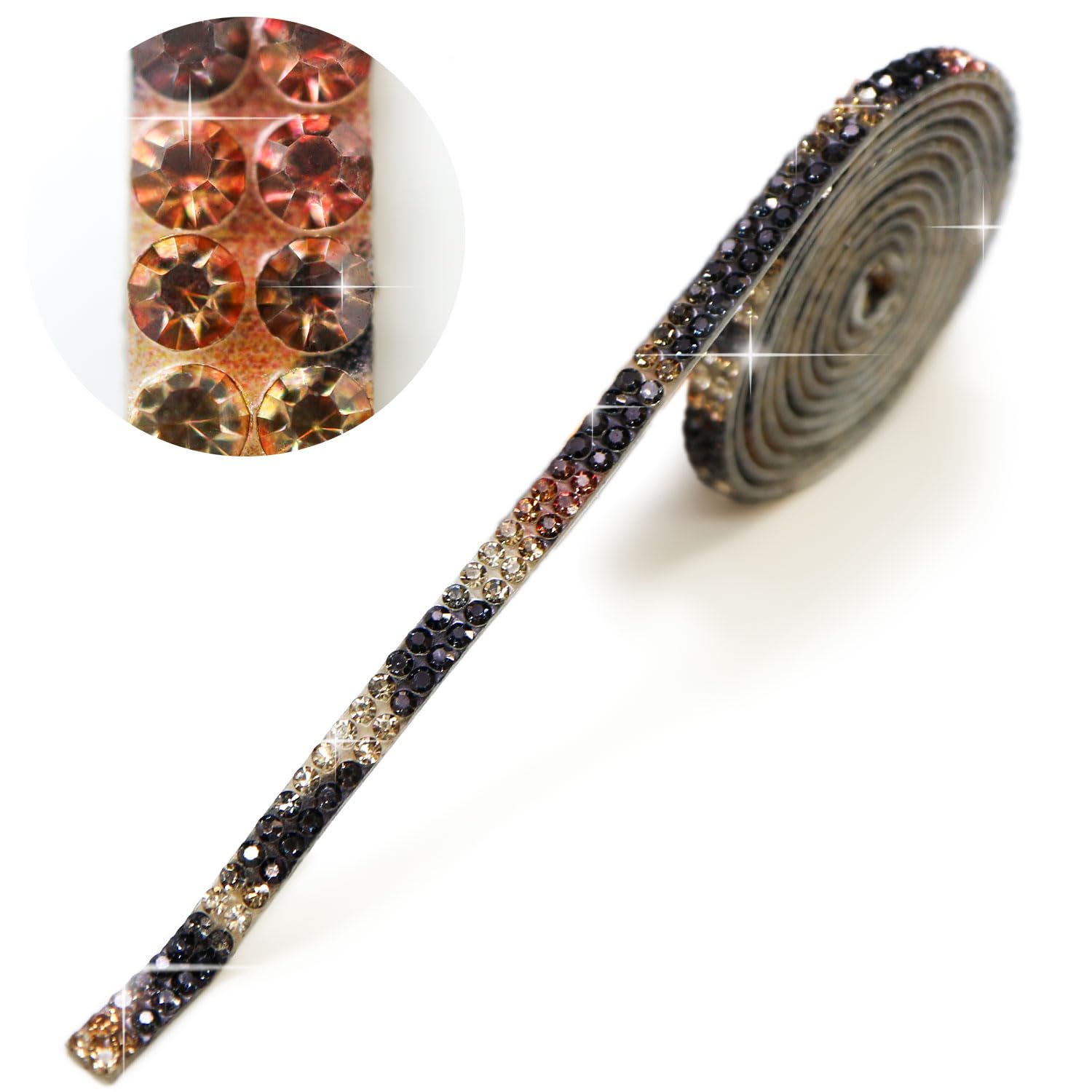 Amazon.co.jp: ラインストーン テープ キラキラ デコレーションシール