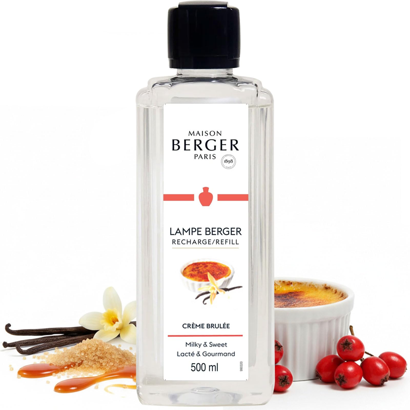 Amazon.com: Maison Berger Crème Brûlée Lampe Berger Refill, 500 ml
