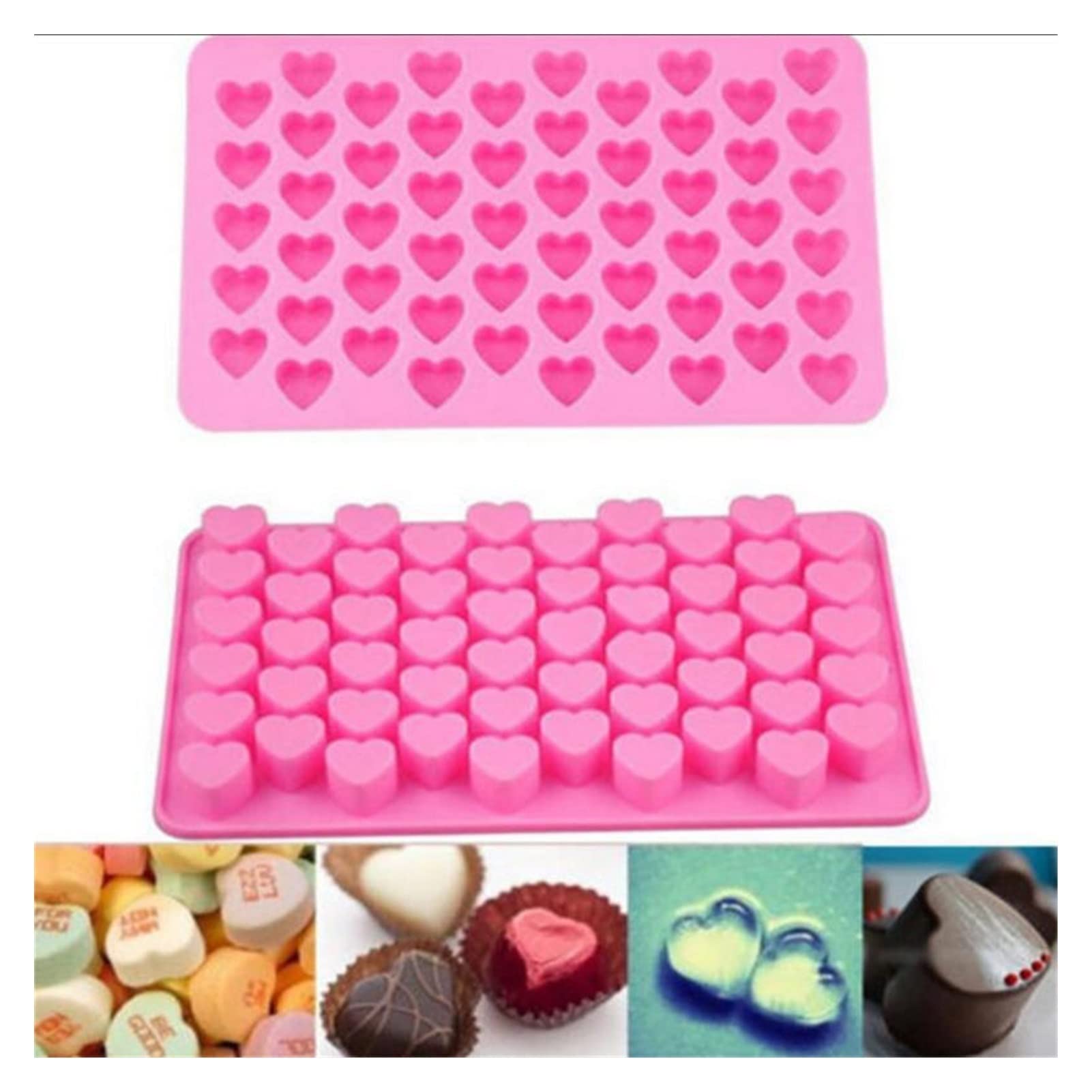 2 Vassoio Cubetti di Ghiaccio Teschio Stampo Silicone MM Facile