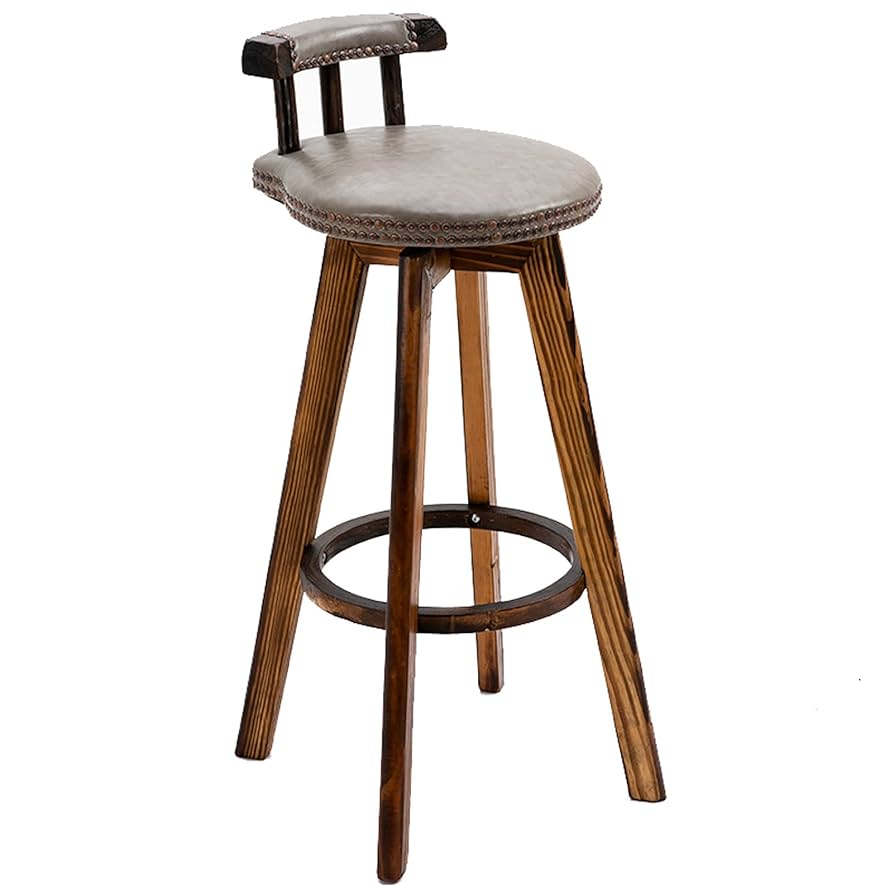 USA バースツール Amazon｜背もたれとフットレストの73cmのバーのスツール - 360