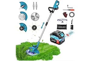 Eco-Friendly Cordless Weed Trimmer with Battery and Charger