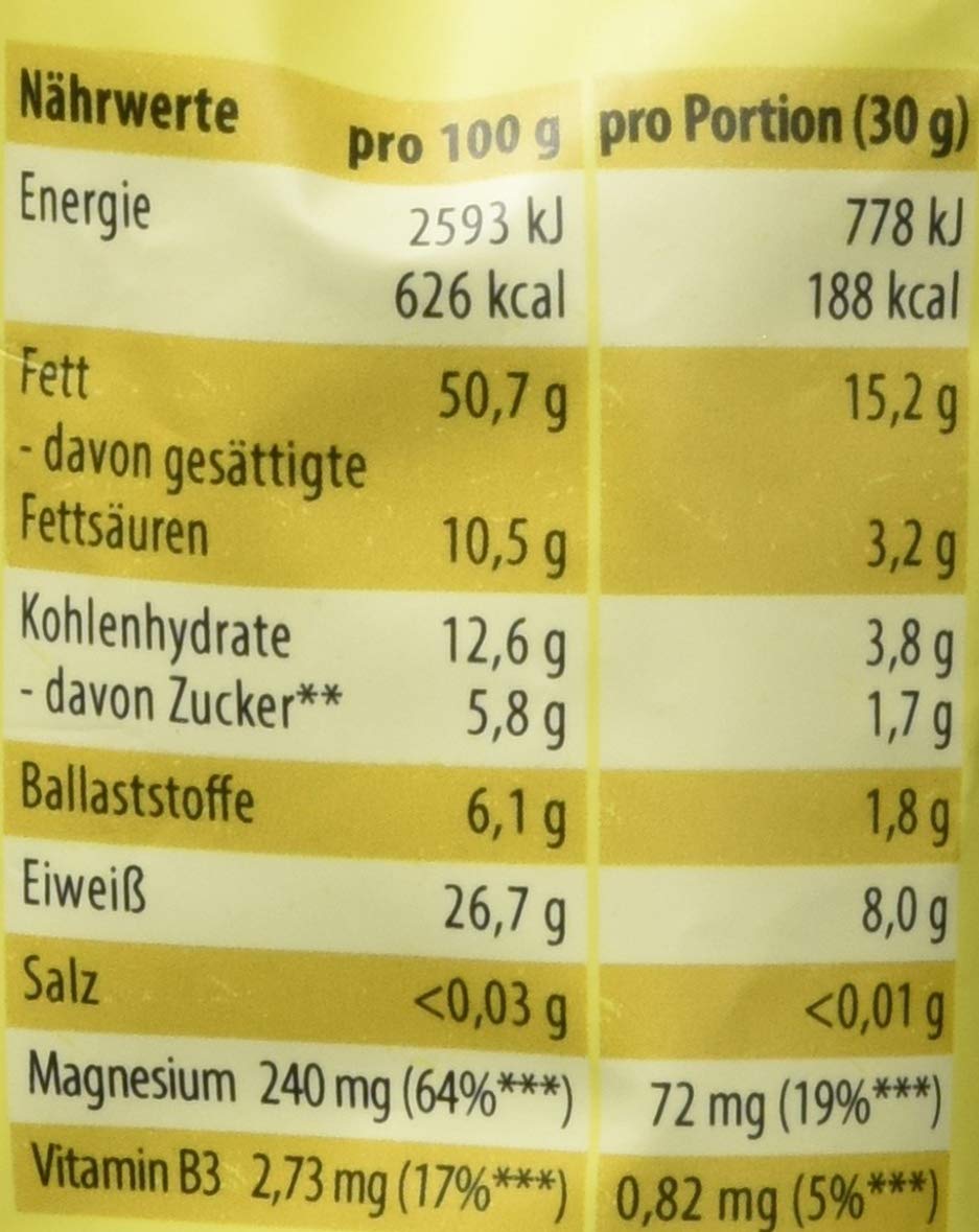 Reformhaus Erdnusskerne geröstet Bio, 6er Pack (6 x 200 g)