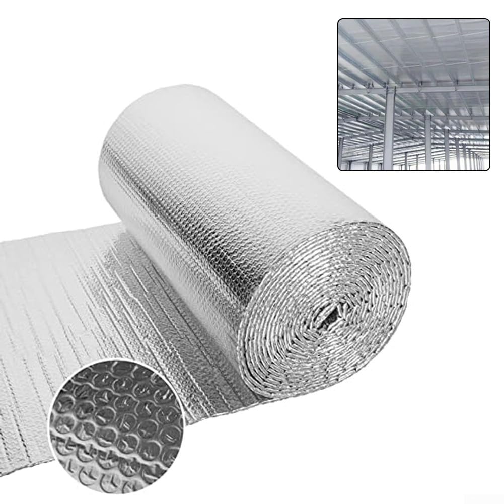 Rollo de papel de aluminio reflectante burbujeante diseñado para un control óptimo de la temperatura en estructuras