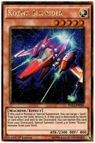 yugioh - Kozmo Sliprider PGL3-EN026 1 edición Gold Secret Rare - Premium Gold Infinite Gold