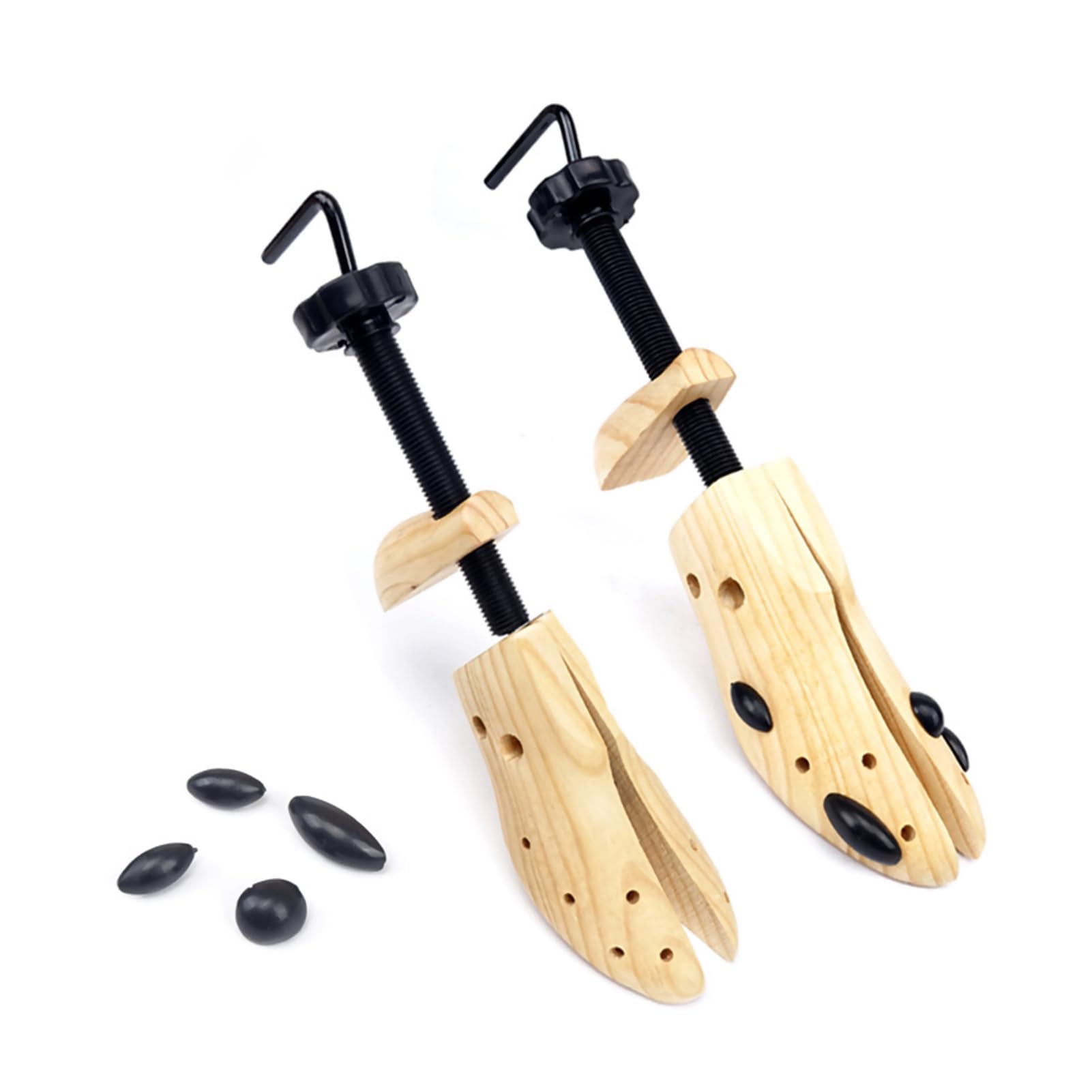 DAYONG 1 Pair of Wooden Shoe Tree, Adjustable Length Shoe Tree Stretcher for Men Women, Shoes Boot Holder for Leather Shoes Women's High Heels Sneakers