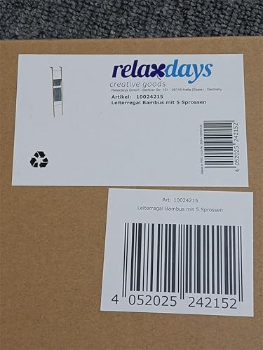 Relaxdays Bamboo Ladder Rack, Towel Holder, Decorative 5-Rung Rack, Leaning, HWD: 180 x 35 x 20 cm, Natural - Cosy Home Interiors Relaxdays Bamboo Ladder Rack, Towel Holder, Decorative 5-Rung Rack, Leaning, HWD: 180 x 35 x 20 cm, Natural - Image 10