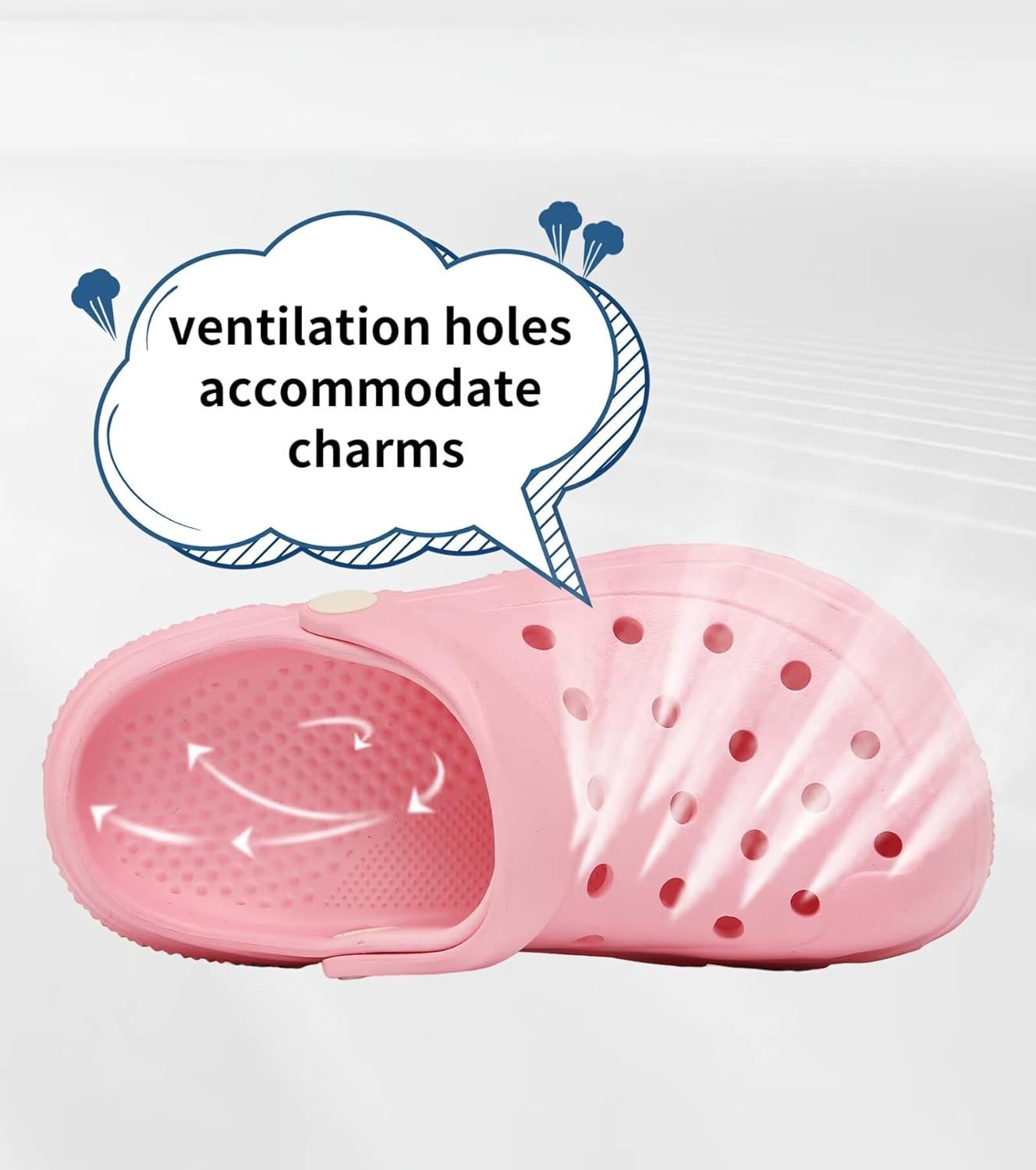 Toddler Kids Clogs for Boys Girls Comfortable Slip on Sandals Beach Pool Slipper - Image 2