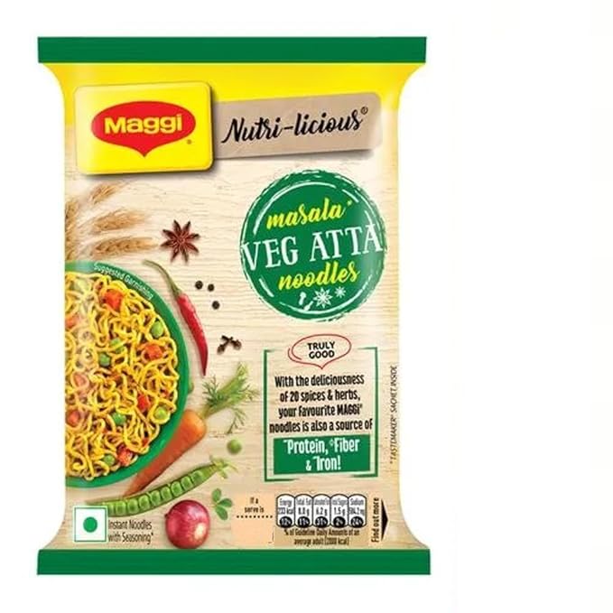 Maggi Nutri-Licious Masala Veg Atta Noodles