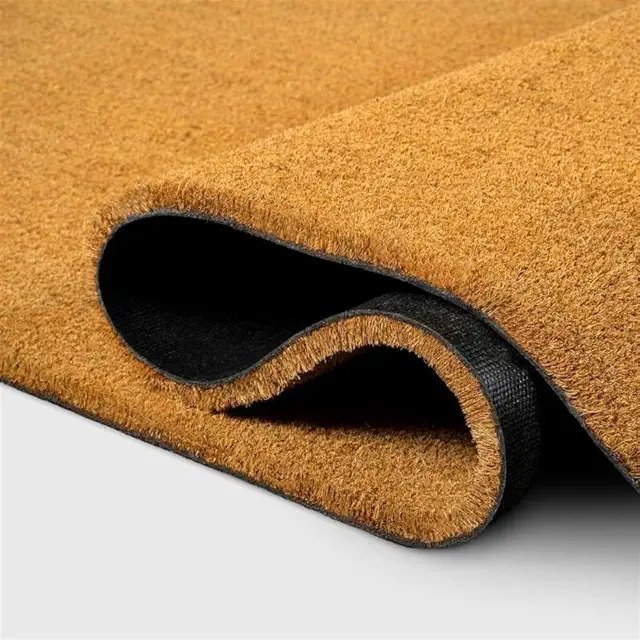 Paillasson en fibre de coco naturel robuste 40x60 cm, dos antidérapant