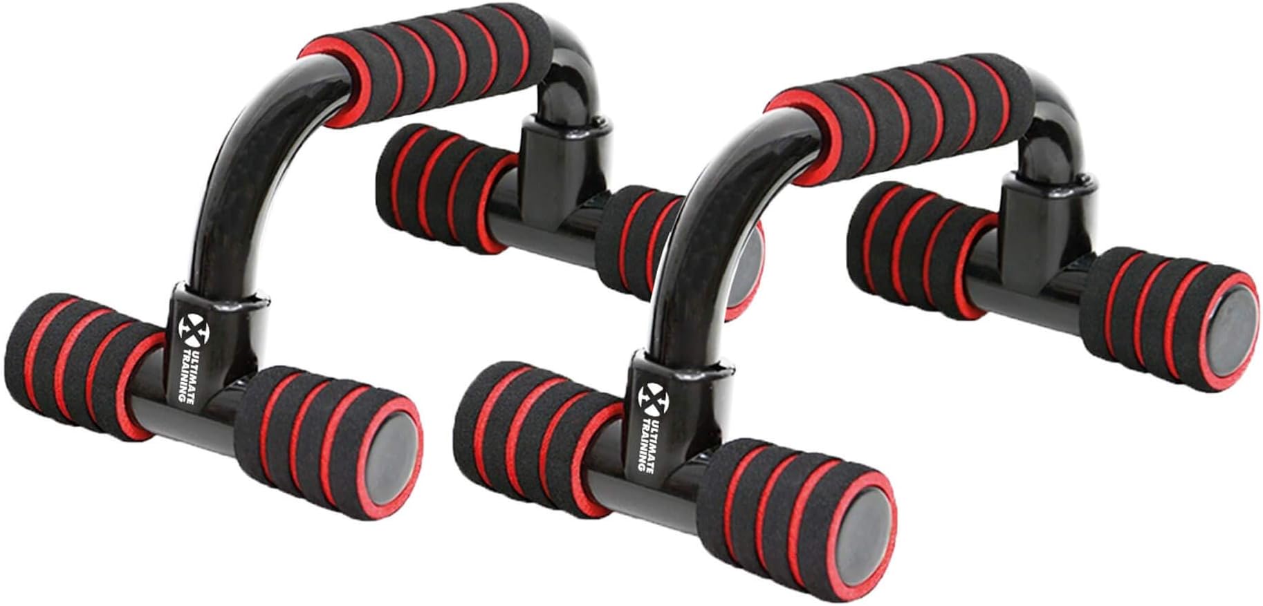 UXT 2-in-1 Angled Parallettes Push Up Bars Low Parallels for CrossFit, Gymnastics, Calisthenics